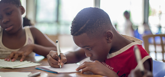 Students learning